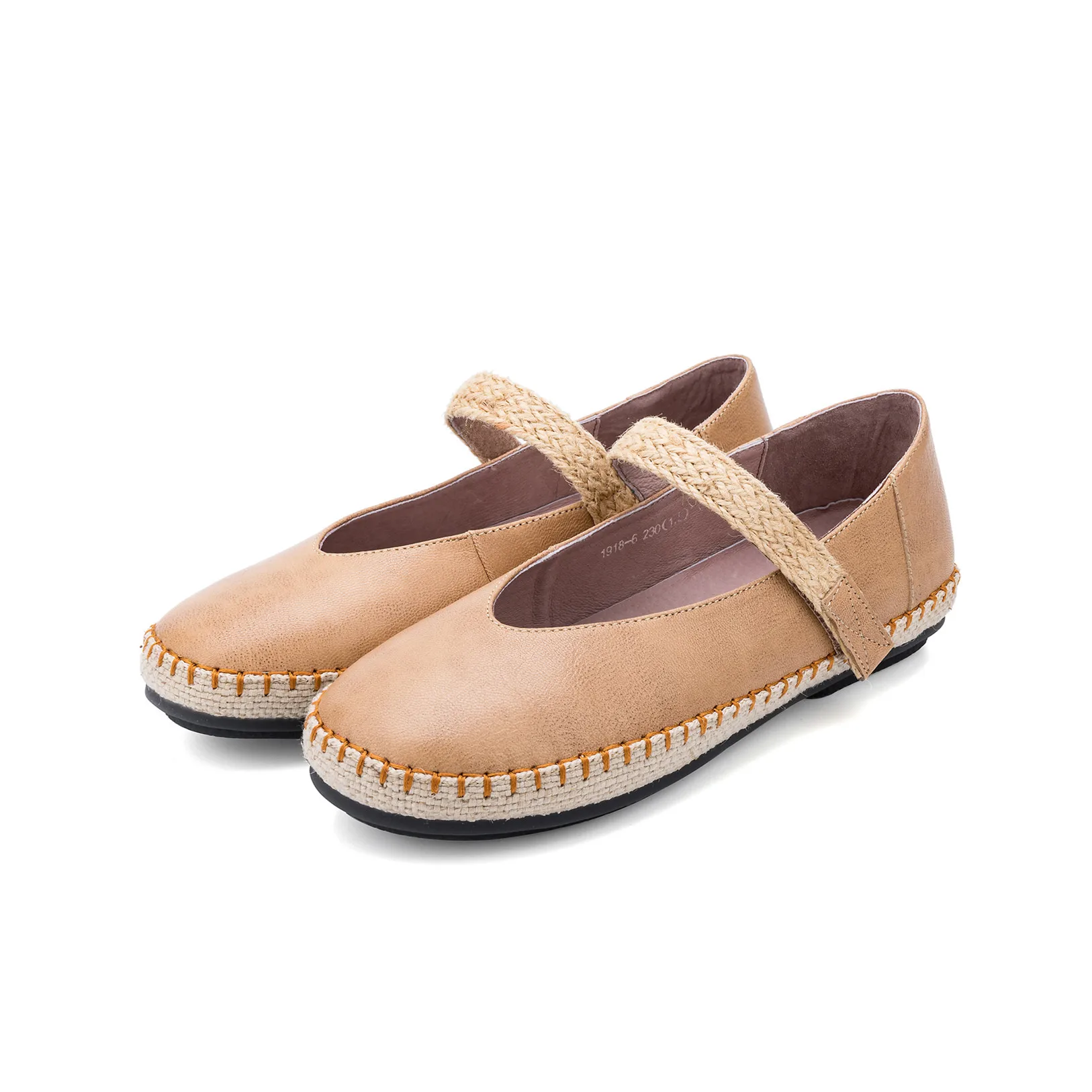 

Cotton And Linen Round Toe Soft Sole Women's Shoes