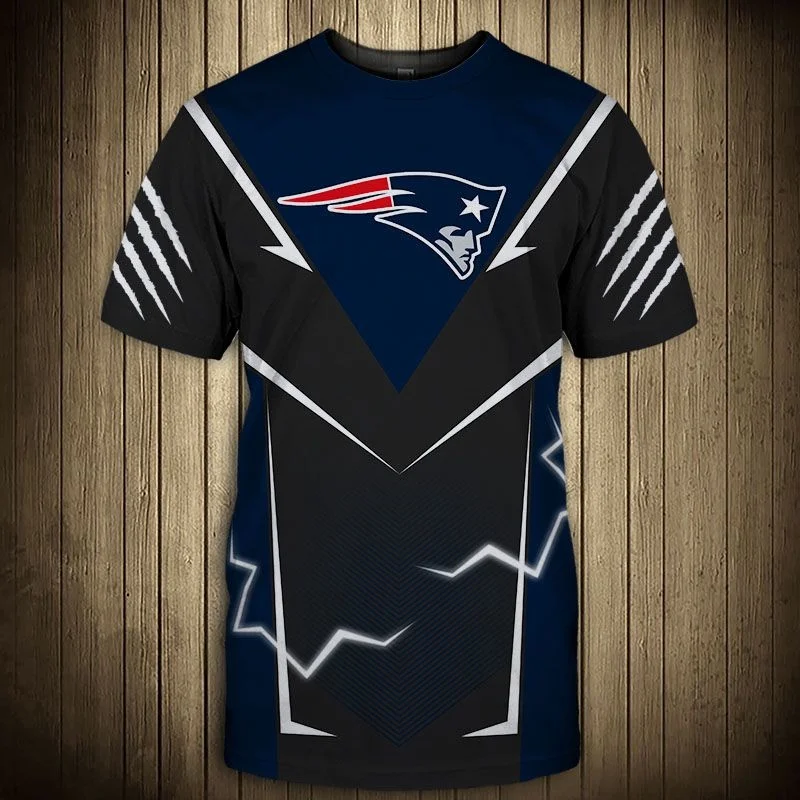 

Men's t-shirt 3d patriots, printed glitter geometric white