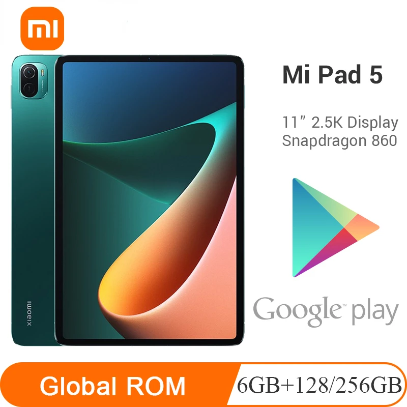 

Xiaomi Mi Pad 5 128GB / 256GB ROM Snapdragon 860 CPU Tablets 5 11'' 2.5K Screen Tablet 13MP Camera 8720mAh Battery MiPad 5 Best