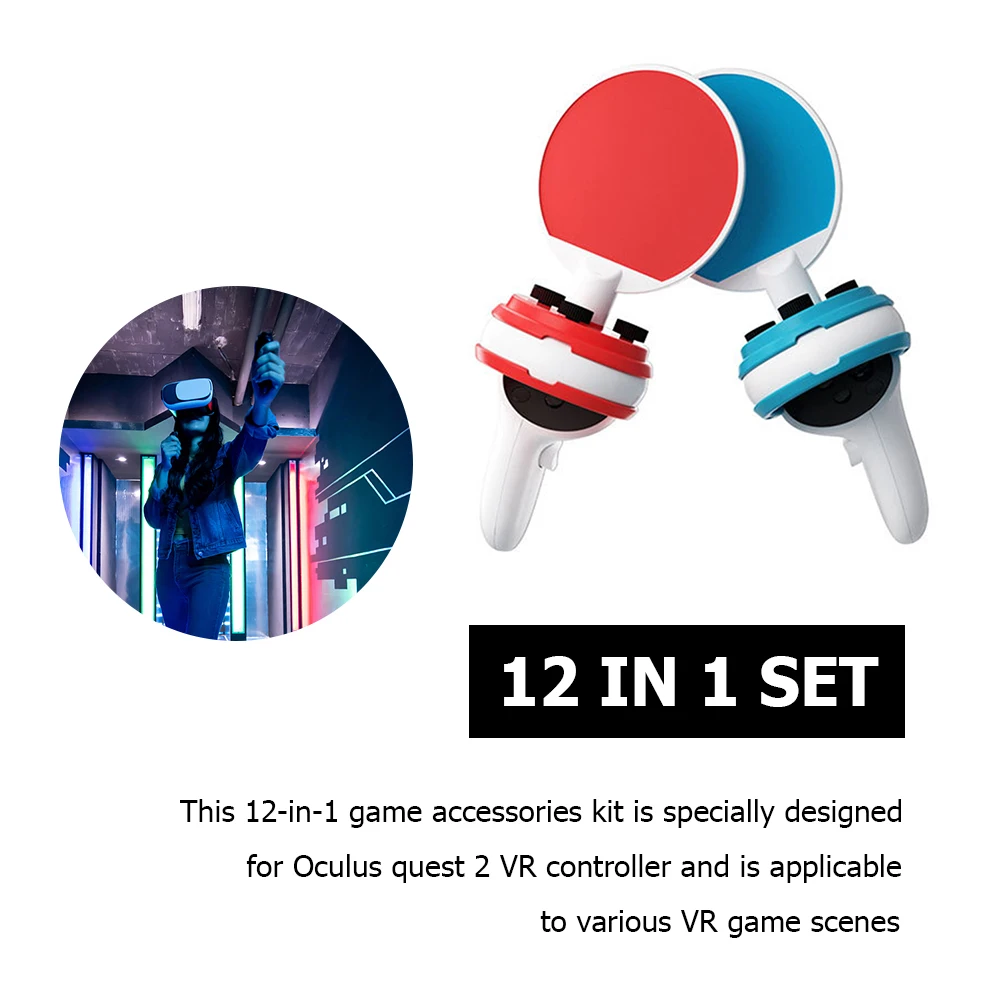 

Ракетка для настольного тенниса Oculus Quest 2, контроллер для воркаута, 12 в 1