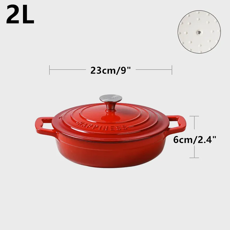 

Эмалированная чугунная голландская печь Le Creuset 2 литра