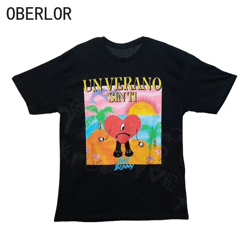 

Летняя мужская футболка с сердцем, забавная футболка в стиле Харадзюку, Повседневная футболка с узором в стиле хип-хоп, уличный Топ, нейтрал...