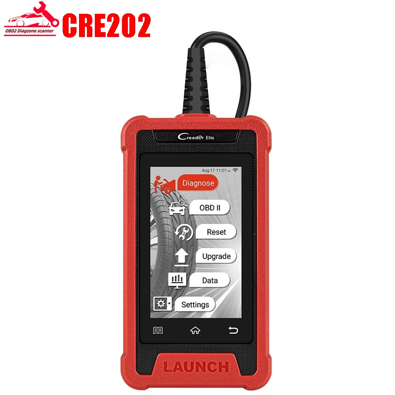 

Считыватель кодов автомобиля LAUNCH X431 CRE202 OBD2, многоязычный инструмент для диагностики автомобиля BS SRS 2