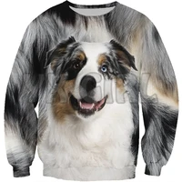new funny dog sweatshirt australian_shepherd 3d printed sweatshirts men for women pullovers unisex tops