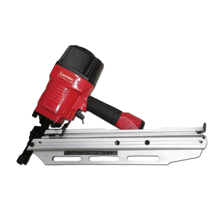 

34 Degree Strip Nailer For Paper Collated D-Head Nail gun, (Ga.11-Ga.8) Air Frame Nailer for Roofing and Framing Gun Gdy-9034