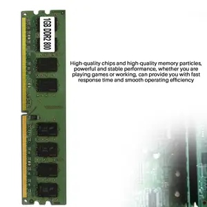 DDR2 1GB 800Mhz 6400 DIMM Desktop 240 Pin 1 8V Replacement Perfect Compatibility Component Memory Bank High Performance Module