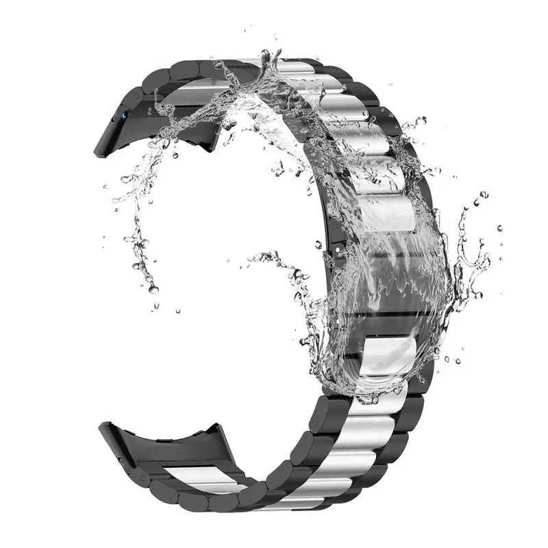 

Смарт-часы, три стальных ремешка, браслет для Google, металлический ремешок, сменный ремешок, аксессуары для часов