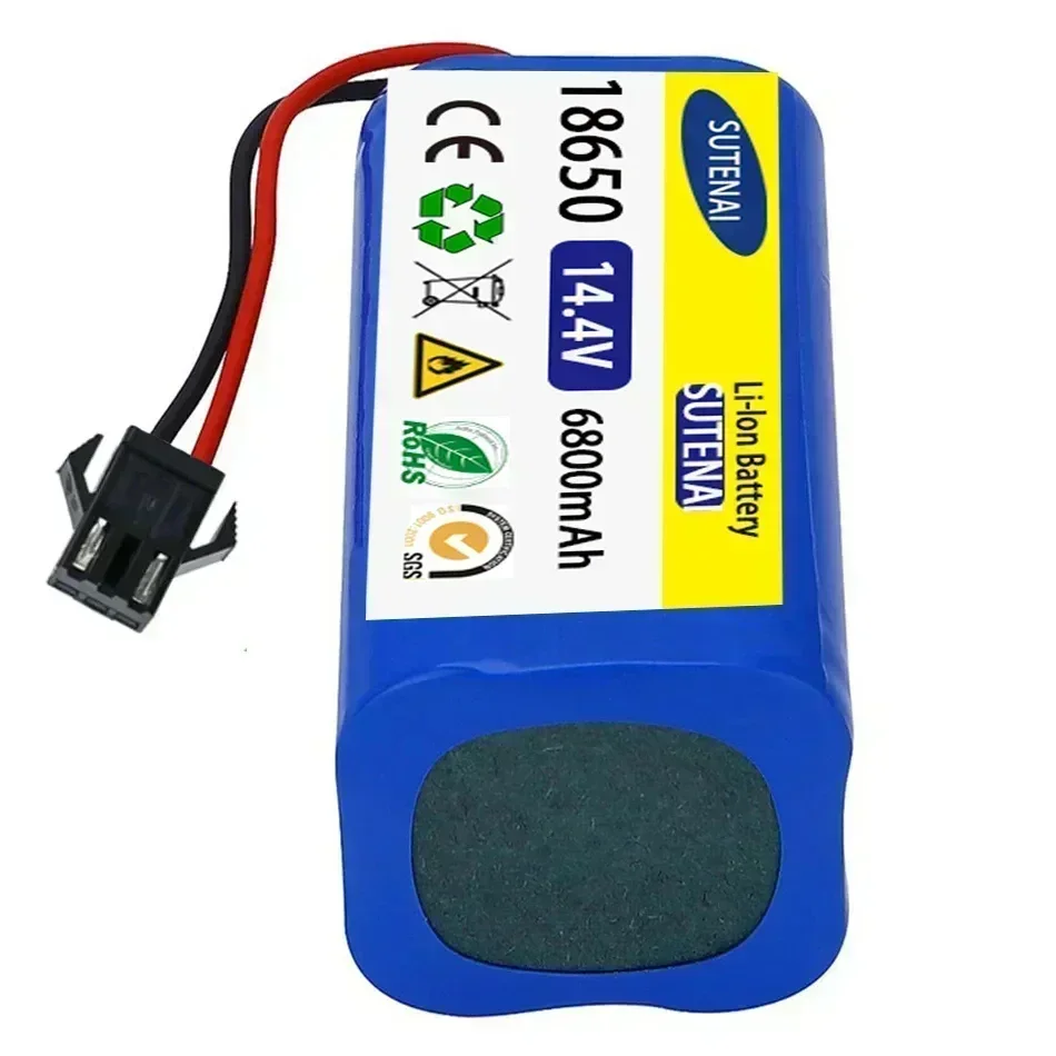 Литий-ионный аккумулятор 14 4 В 6 8 Ач для Cecotec Conga Excellence 950 990 1090 Ecovacs Deebot DN621 601/605 Eufy