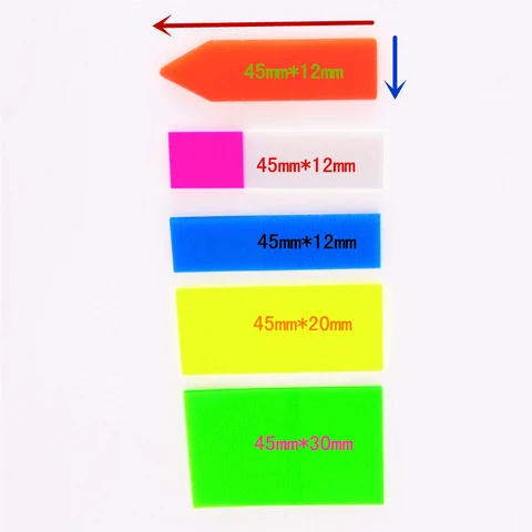 Липкие блокноты  Fluorescent Color