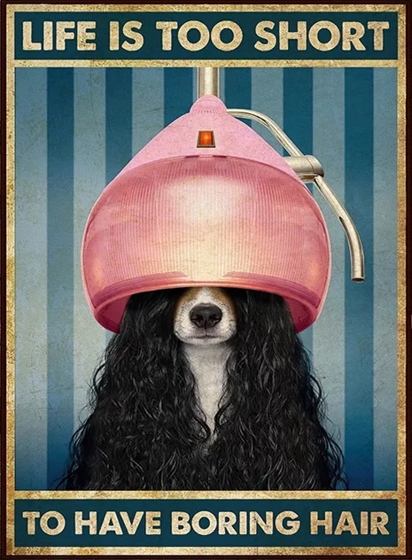 

Винтажный постер Make Dogs Pretty