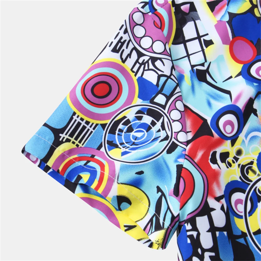 15 Colors Hawaiian Shirts for Man Casual Men's Streetwear Beach Male Top Short Sleeve Blouse Tee Camisa Masculina Tshirt