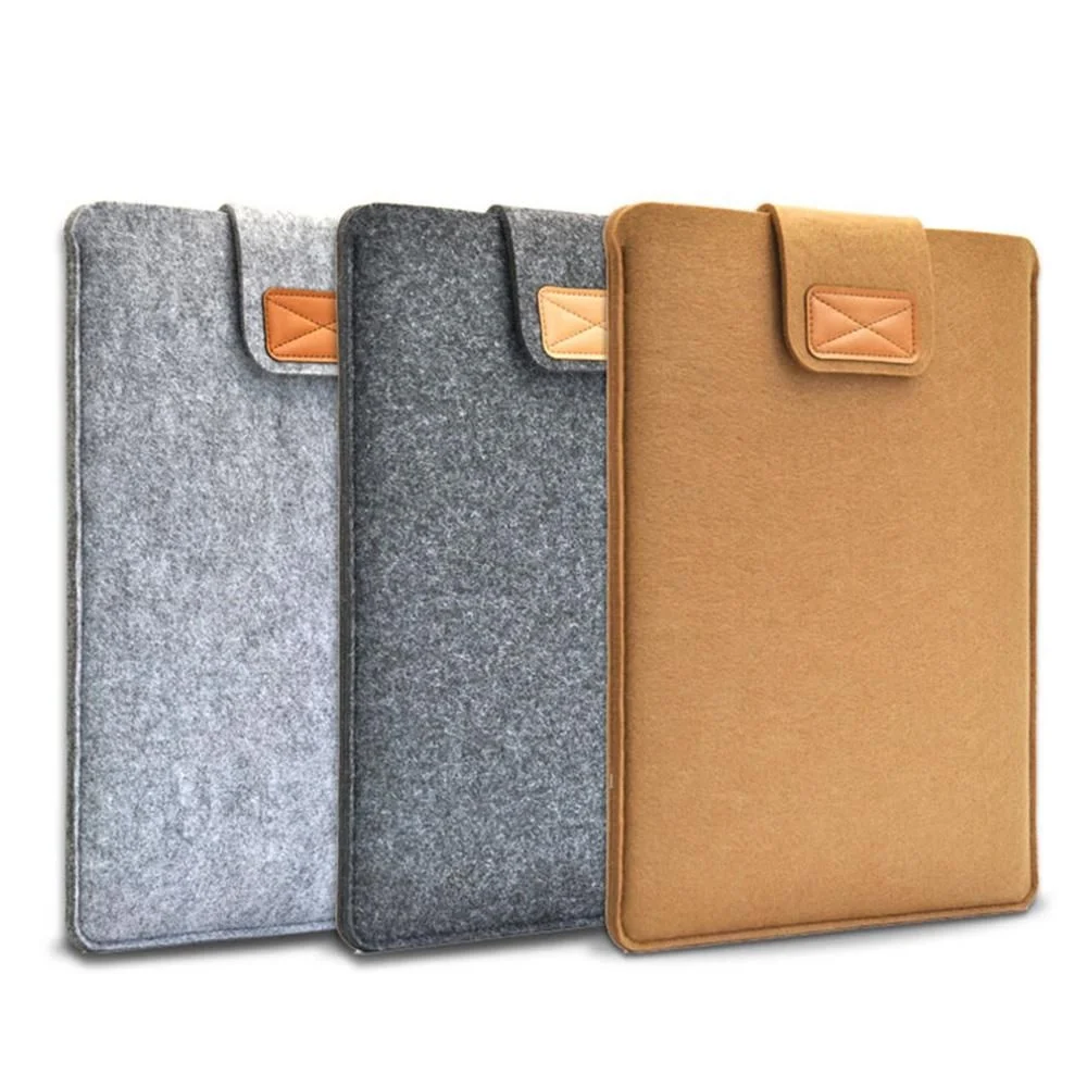 

Hot Sale Soft Wool Felt Laptop Sleeve Case Fashion Ultrabook Cover Bag For MacBook Pro Ultrabook HP Dell Lenovo 11 13 15 inch