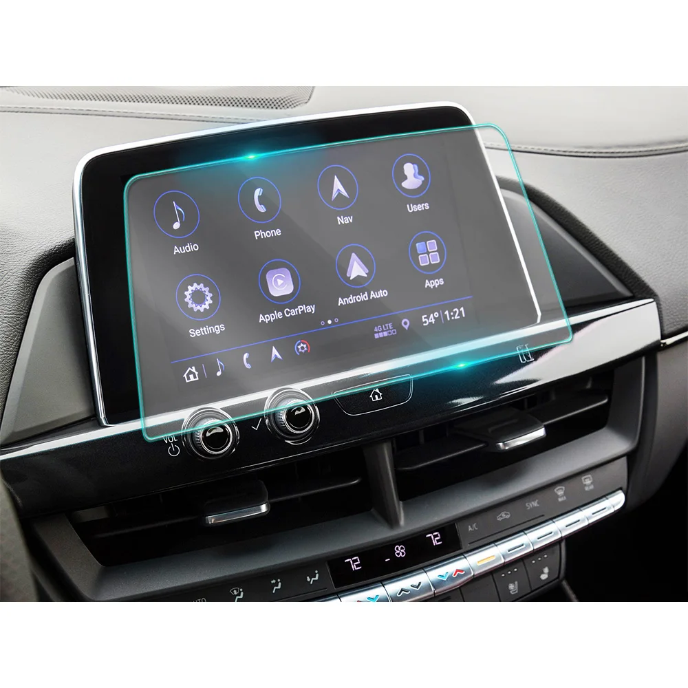 

For Cadillac CT4 2019-2021 Car Multimedia Video GPS Navigation LCD Screen Tempered Glass Protective Film Anti Scratch Accessory