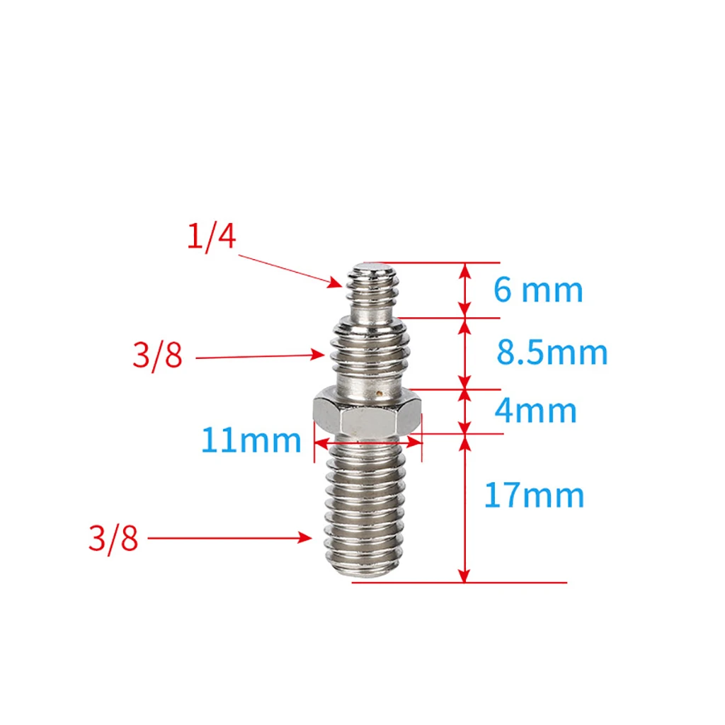 

10pcs 1/4" to 3/8" Screw Mount Adapter for Camera Flash Tripod Monopod Light Stand Fixed Screw Connection Mount Camera Accessory