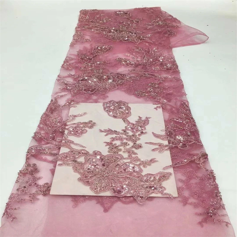 

African Lace Fabric Sequins Groom Tulle Lace Fabric 2022 High Quality Nigerian French Lace Fabric Embroidered Dress xx22-32