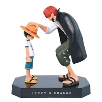 one piece luffy shunks pvc action figures toy 18cm one piece anime monkey d luffy figurine toys doll