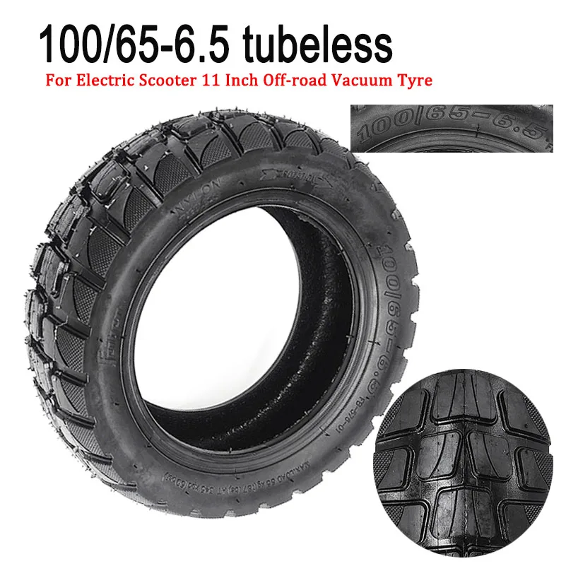 100/65-6 5 бескамерная шина для электроскутера Dualtron 11 дюймов 90/65-6 расширенные