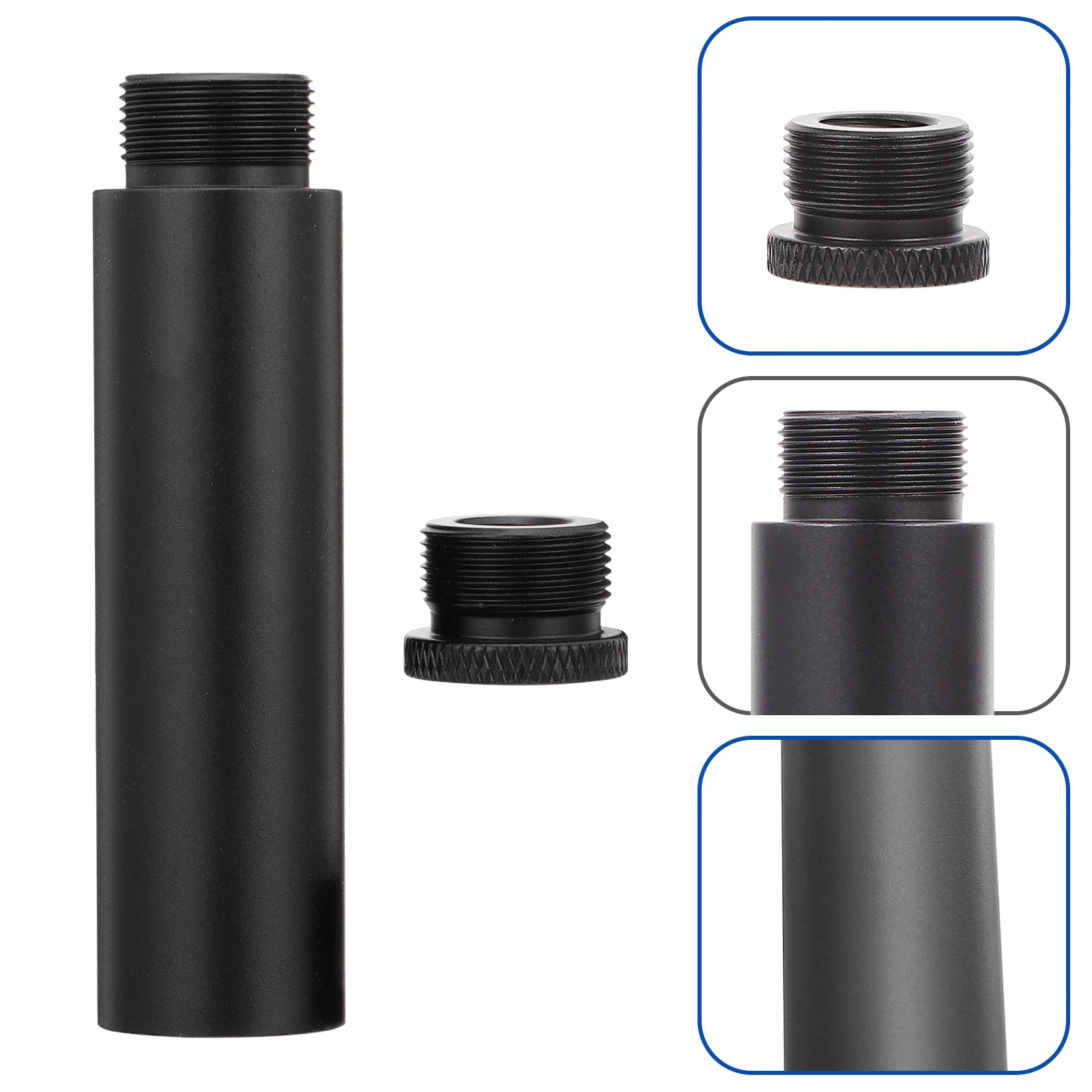 

1 Set Aluminum Portable Microphone Extension Tube Extension Pipe with Screw
