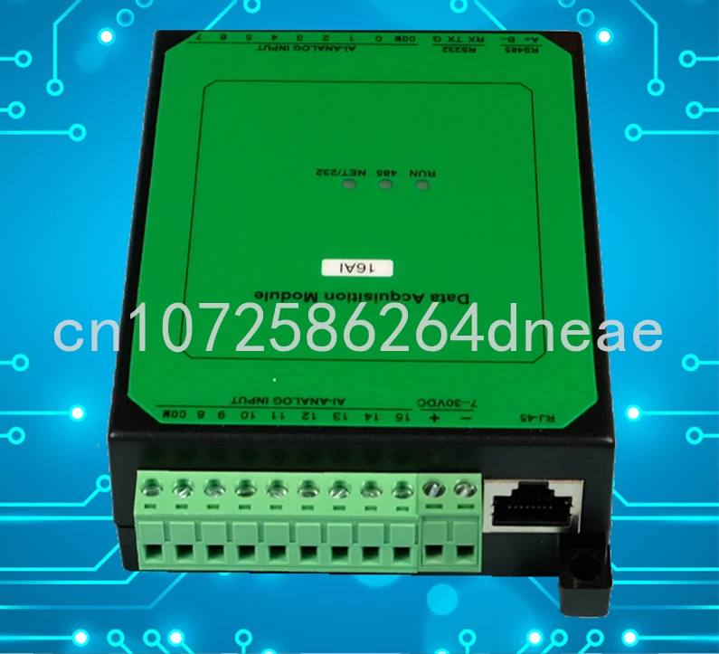 

16-канальный аналоговый вход 16AI, 4-20мА, 0-10 В, модуль Ethernet RTU, 0.1% прецизионная передача ADC, промышленный контроллер