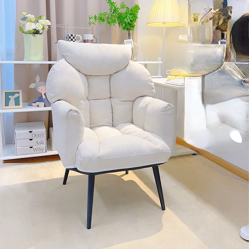 

Velvet Comfy Living Room Chairs Nordic Luxury Dining Balcony Living Room Chairs Relax Silla Escritorio Furniture Bedroom WRXXP