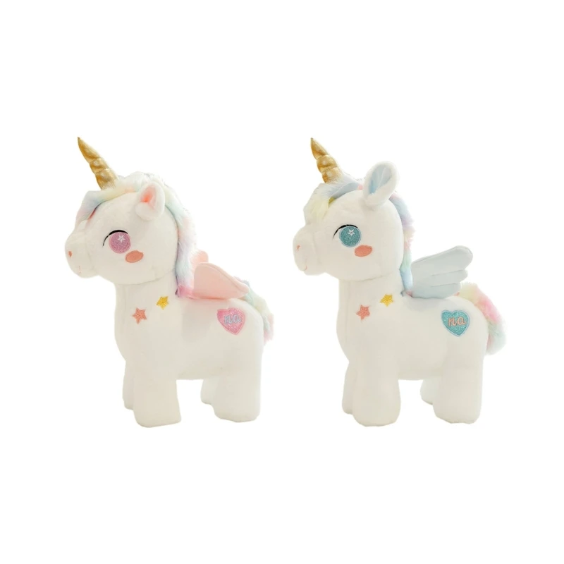 

25/40cm Soft Animal Horse Toy For Children Girl Pillow Birthday Gifts