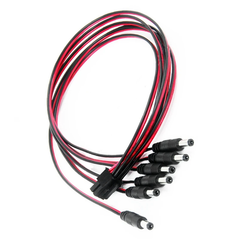 

50Cm High Quality 6-Pin Male To DC 12V Cable DC Cable DC Power Cable 5521 6-Pin Cable