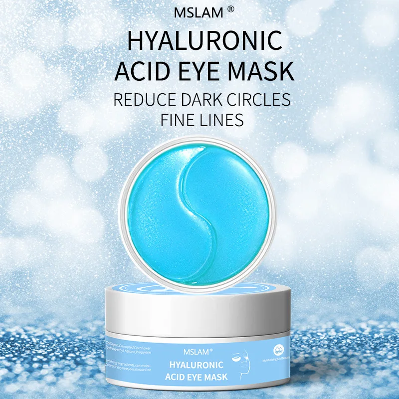 Eye Mask Hyaluronic Acid Eye Patch Skin Care  Mask  Eye Mask  Under Eye Gel Pads  Dark Circle Remover Moisturize Control Oil