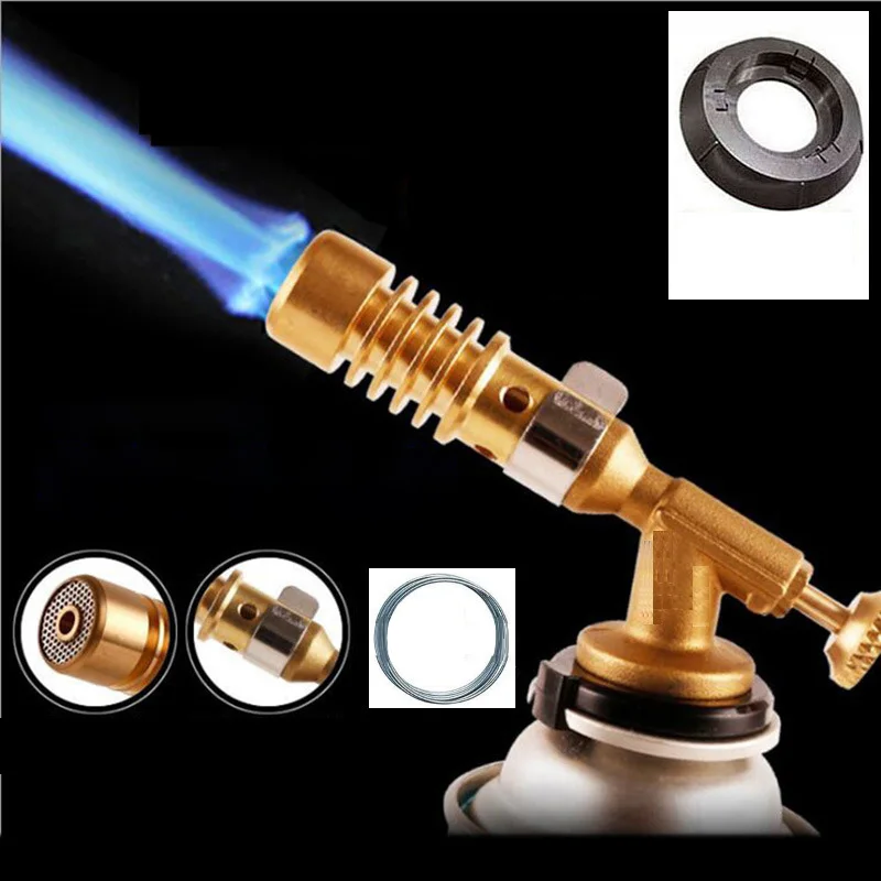

Copper Igniter Gas Burner Spot Welding machine Cooking Torch Portable Adjustable Flame Gun BBQ Windproof Lighter Accessories