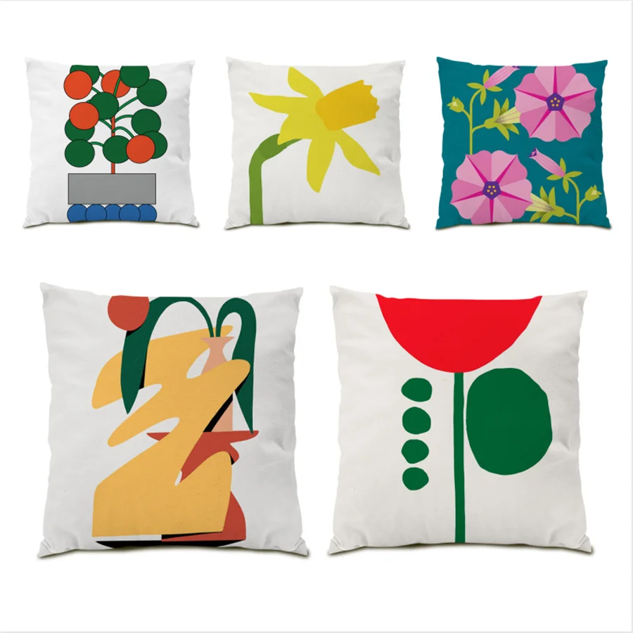 

Abstract Painting Cushion Cover 45x45 Cushions Covers Pillowcase Simple Creative Arts Luxurious Home Decor Nordic Style E0373