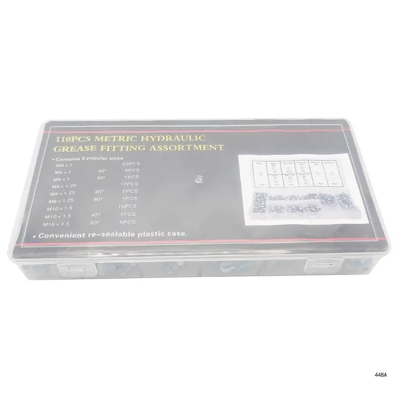 110 шт. набор метрических масленок для стандартная смазка
