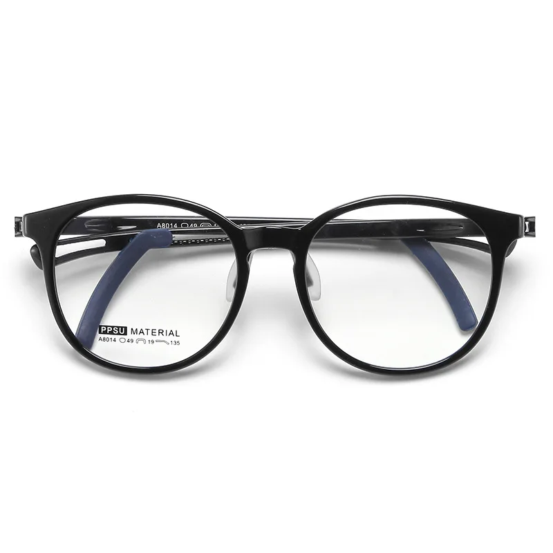 Детские круглые безопасные оптические оправы для очков с диоптриями 49-19-135