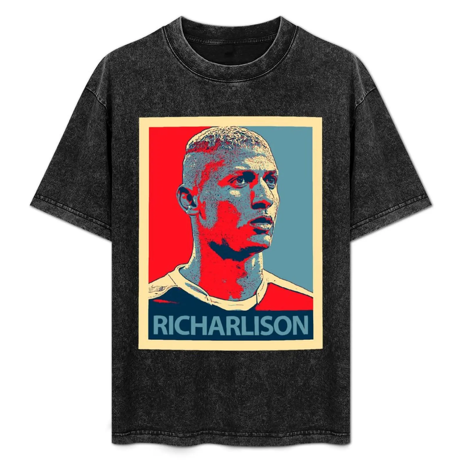 Футболка richarlison рубашка Croswit мужские модные рубашки большие размеры лето 2025