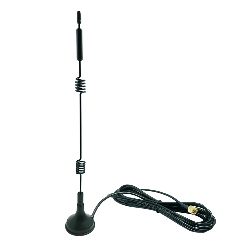 Dual band 2.4g 5.8g spring whip magnetic antennna mount 3meter cable SMA male indoor 5G wifi router signal receiving aerial