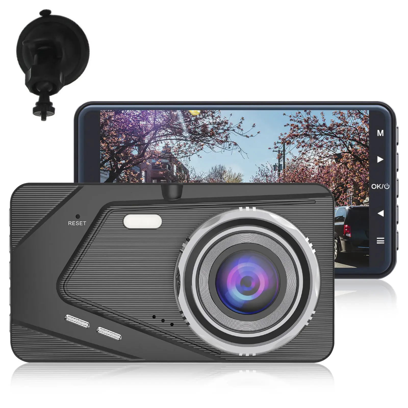 

4-Inch Screen Dash Cam High Definition Recording Motion With 170° Wide-Angle Lens Driving Recorder Auto Camera Smart Dash Camera