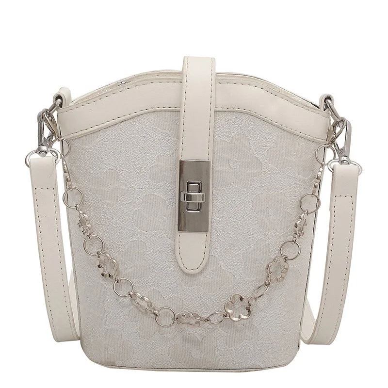 

Женская сумка через плечо из ПУ кожи, с кружевной нитью