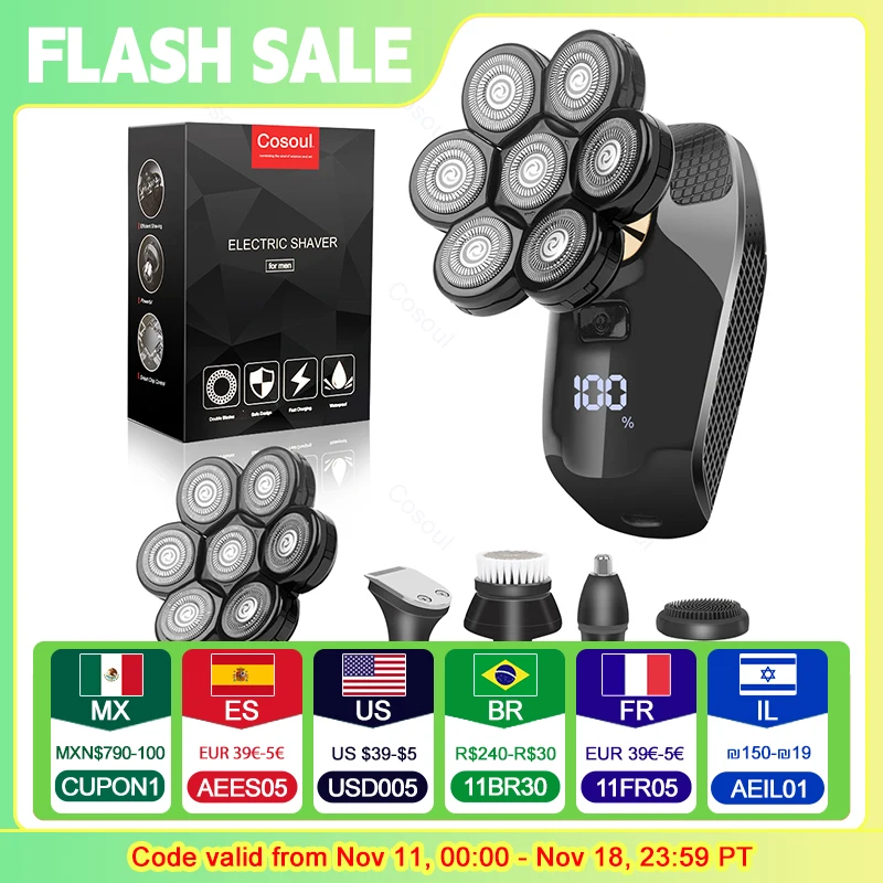 Перезаряжаемая электробритва для мужчин