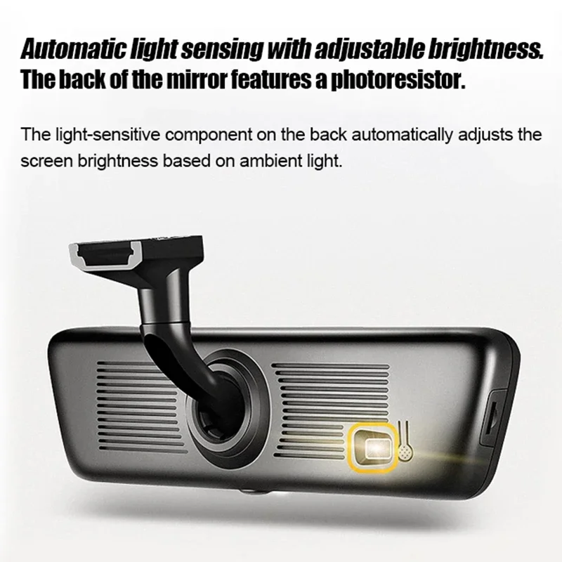 Новый! 8 2-дюймовый автомобильный рекордер 1080P потоковое мультимедиа зеркало