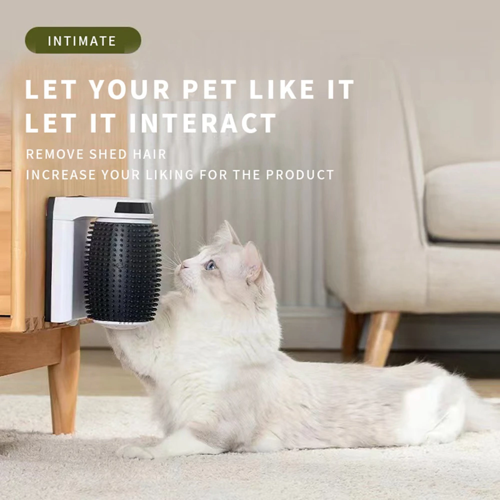 

Electric Cat Massager Cat Self Groomer Cat Body Massager Health Care Smart Hair Brush Massage Cats Accessories