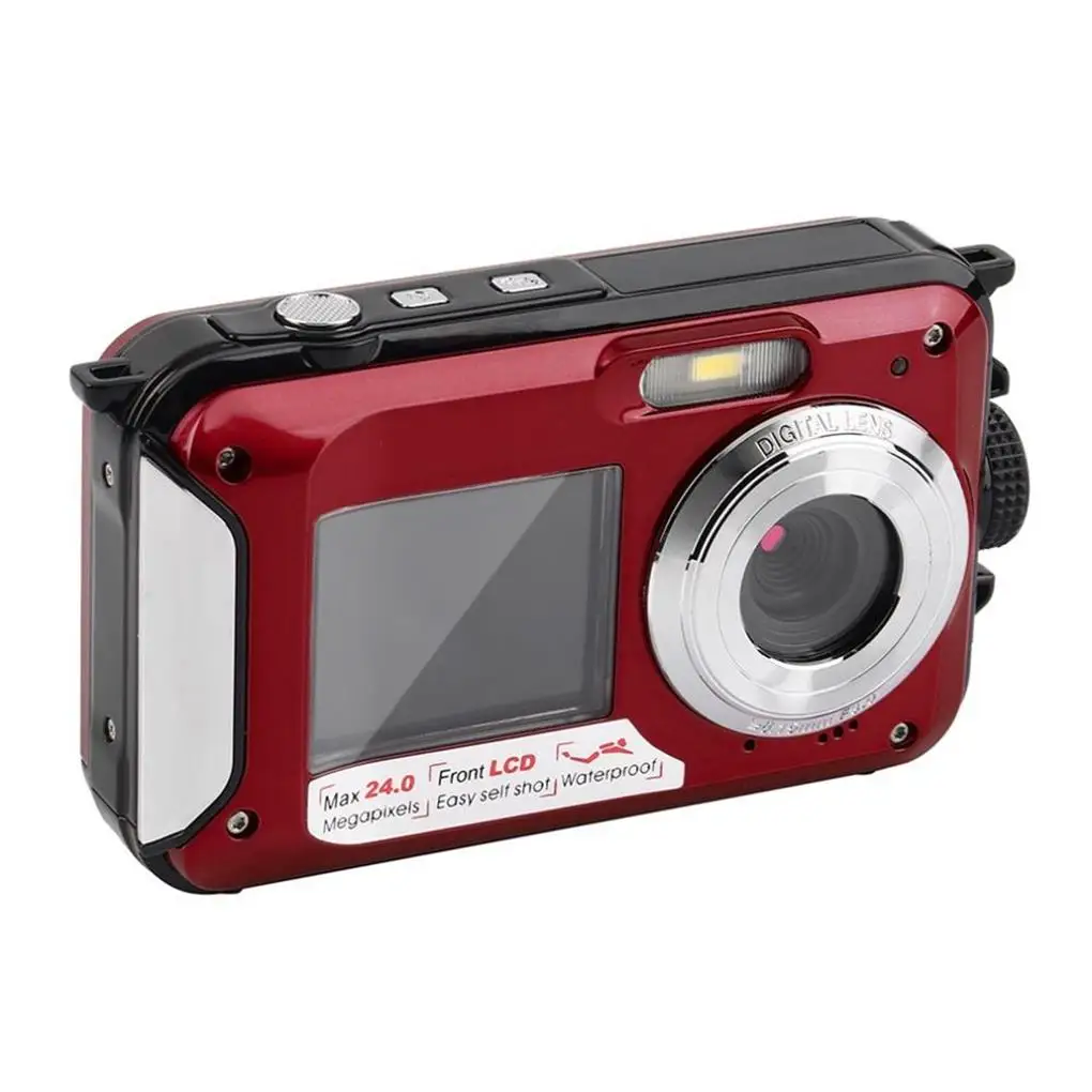 

Waterproof Anti-Shake Dual Screen Video Recorder Mini High-Definition Digital Camera Household DV Cameras Kids Beginners