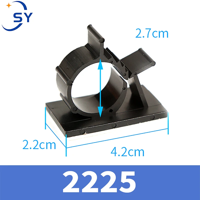 

Самоклеящийся органайзер для кабеля, Управляйте держателем проводов, зажимы, крепежи, зажимы для шнура, регулируемые зажимы, пластиковые зажимы, белый, черный