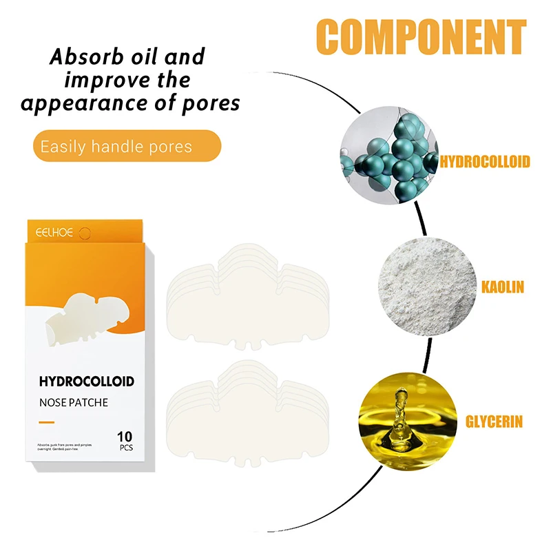 Очищает поры удаляет черные точки и акне носовые пластыри мягко контролирует