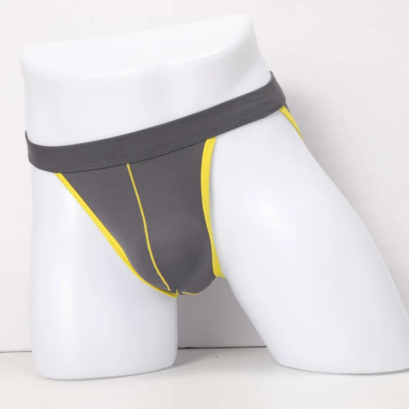Мужские трусы с U-образным вырезом сексуальное нижнее белье из модала гей-трусы