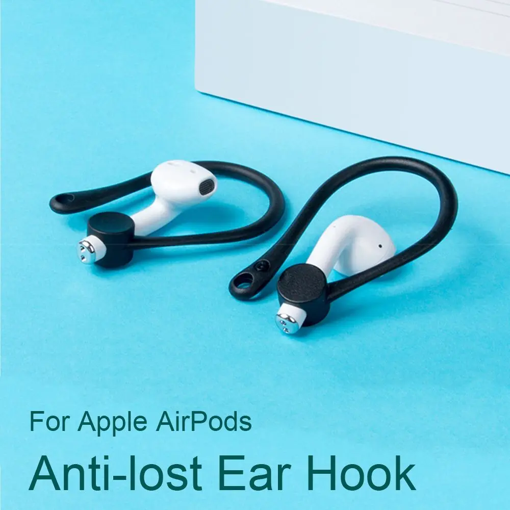 

Силиконовый противоударный крючок для наушников Apple AirPods, мягкие защитные наушники для занятий спортом