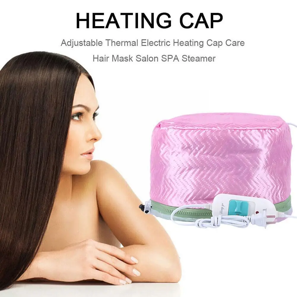 

Electric Hair Cap Hat Salon Spa Steamer Hair Thermal Nourishing Oil Heat Cap Mask Treatment Baking Dryers Hair Hair Hat L5I6