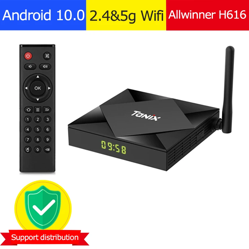 

ТВ-приставка Tanix TX6S на Android 10,0, 4 + 32/64 ГБ, 6K, H616