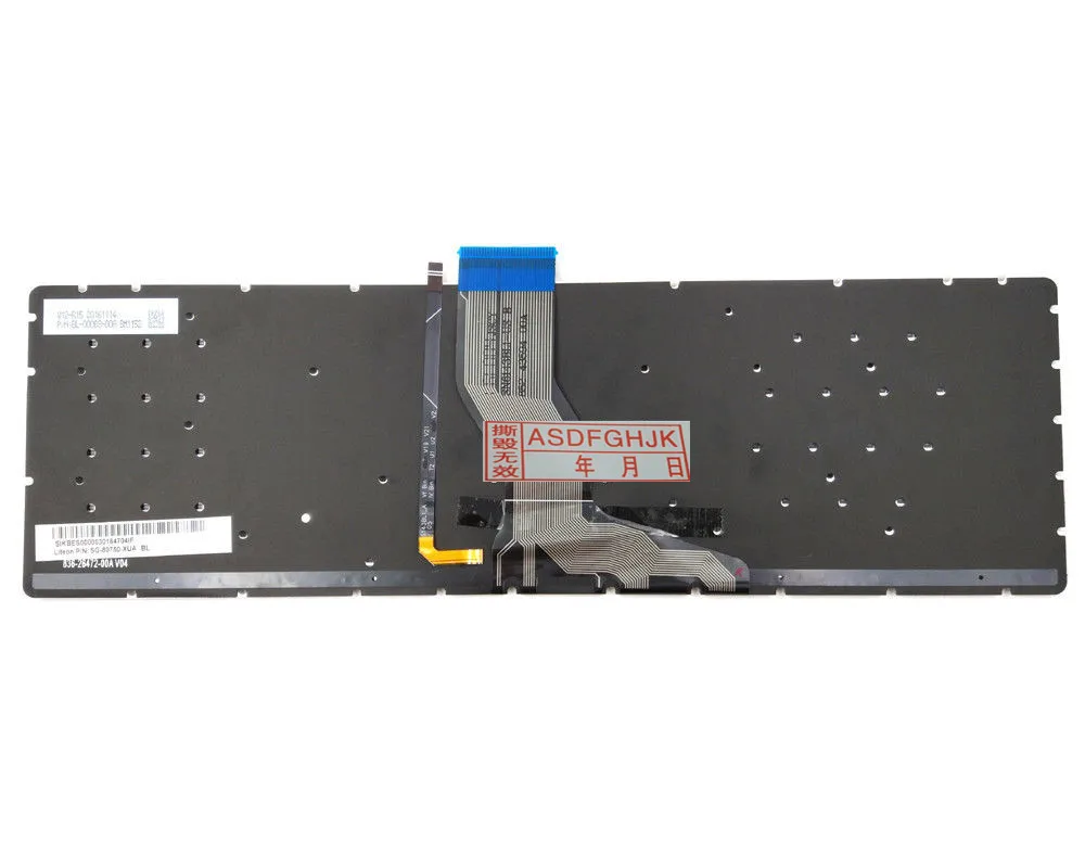 ДЛЯ HP 15-AX000 15-AX100 15-AX200 15-AX033DX Клавиатура с красной подсветкой США черный SG-80750-XUA 100%