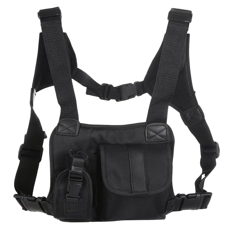 

Street Style Chest Rig Bag Hip Hop Chest Bag For Men Functional Waist Packs Adjustable Waistcoat