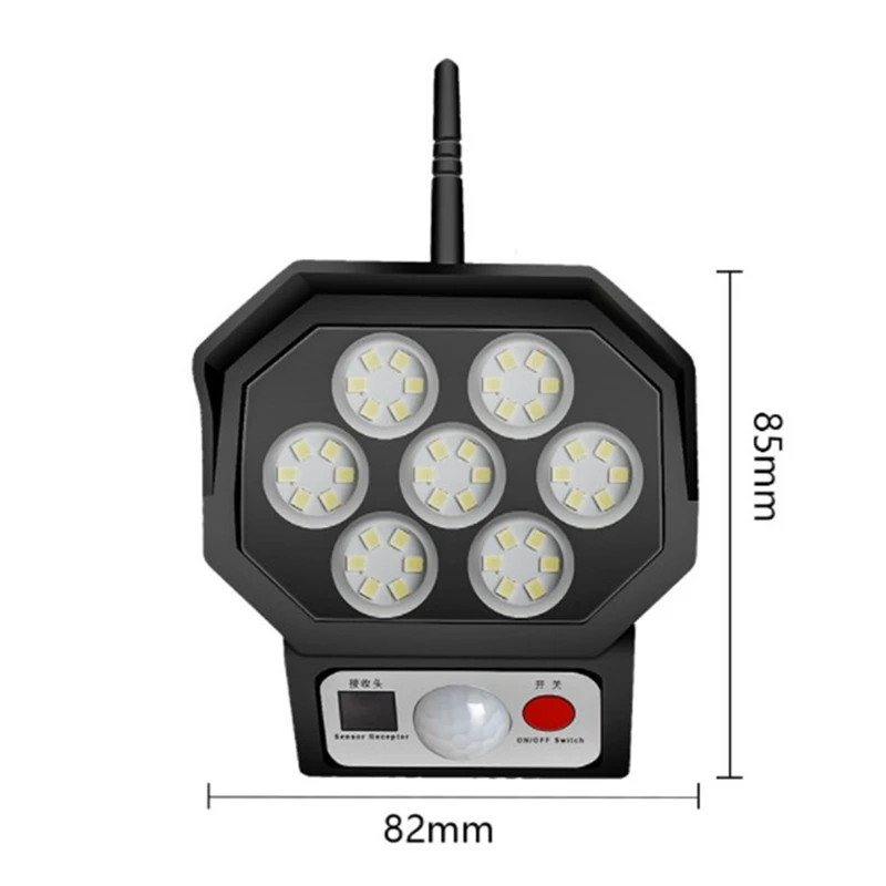 Promotion! Powerful Solar Lights Outdoor Motion Sensor Light With Simulation Infrared IP65 Flood Waterproof For Gar |