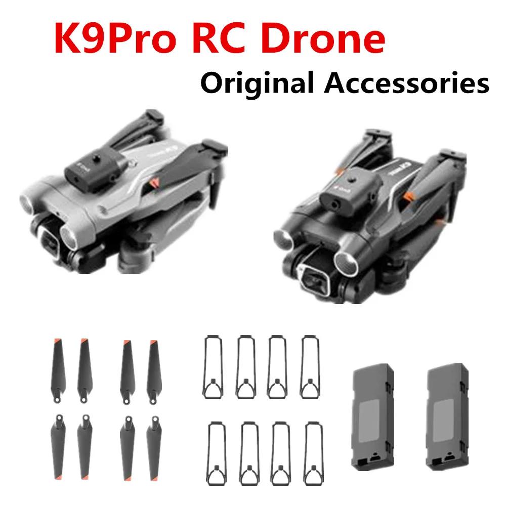 

K9Pro RC Дрон оригинальные аксессуары 3,7 v 2000 mAh батарея пропеллер кленовый лист для K9 Pro Дрон запасные части