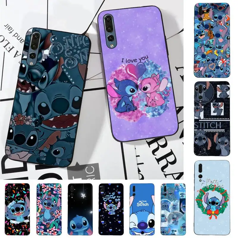 

Disney Stitch Phone Case for Huawei P30 40 20 10 8 9 lite pro plus Psmart2019